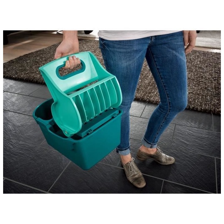 LEIFHEIT 55080 Essore-housse Profi Compact, seau essoreur pour housse