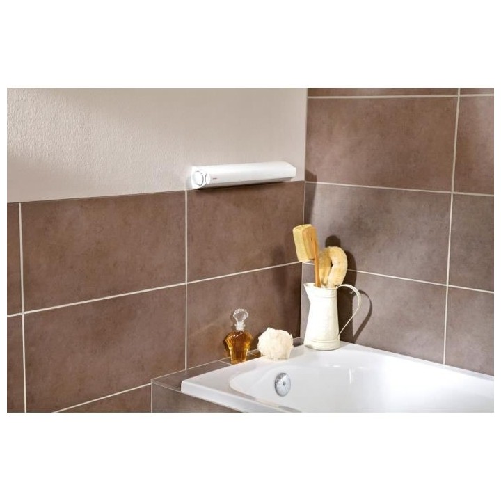 LEIFHEIT 83040 Séchoir enrouleur mural Rollfix 210 Longline - Etendoi