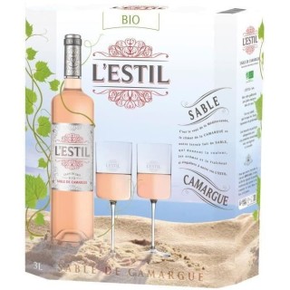 BIB L'ESTIL BIO - IGP Sable de Camargue - Vin rosé de Languedoc-Rouss