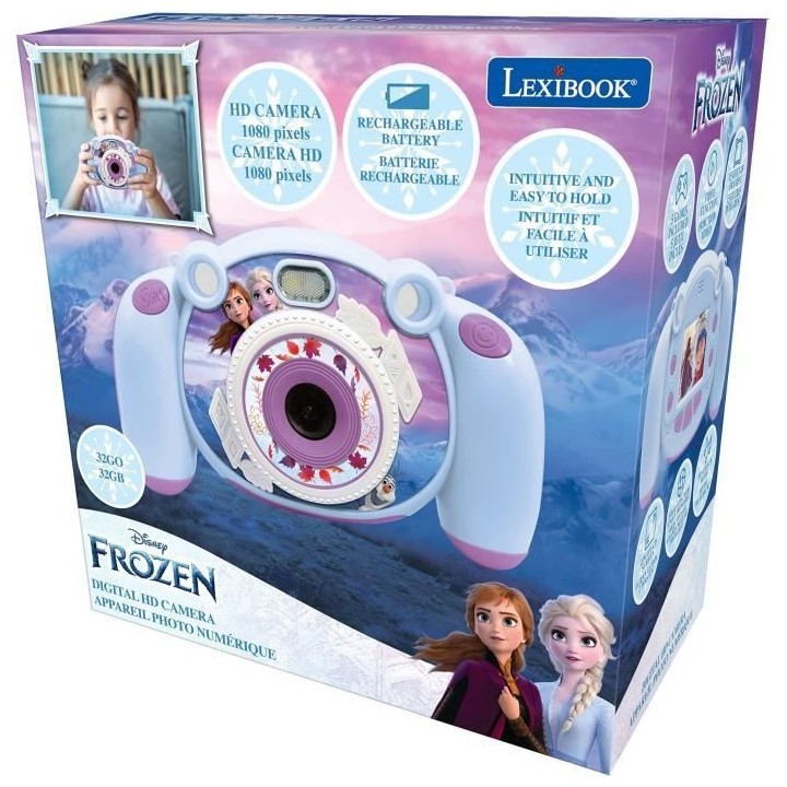 APN enfants La Reine des Neiges avec fonction photo et vidéo