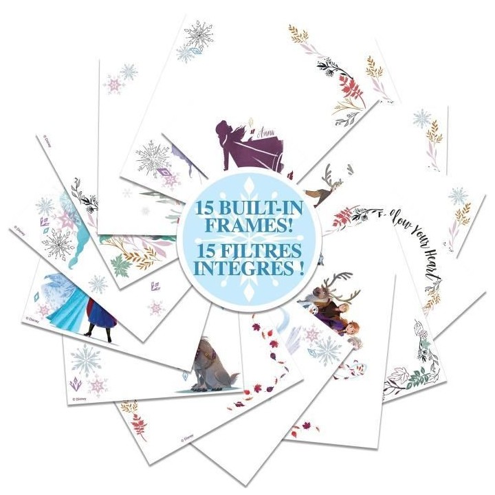 APN enfants La Reine des Neiges avec fonction photo et vidéo