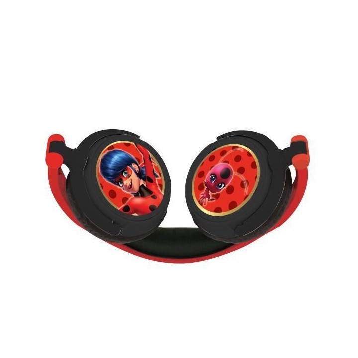 MIRACULOUS Casque stéréo enfant LEXIBOOK - pliable et ajustable