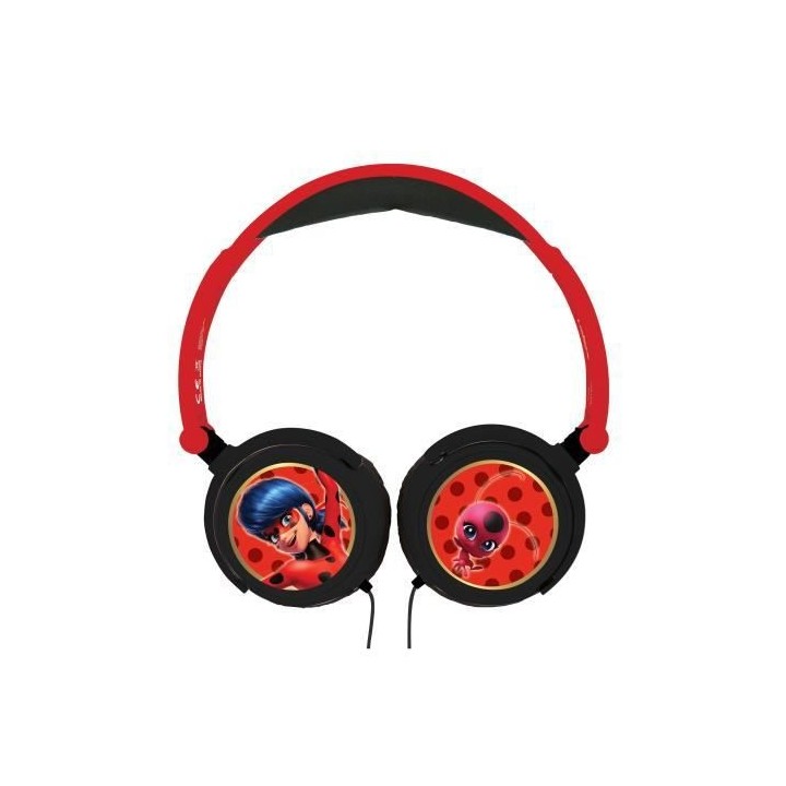 MIRACULOUS Casque stéréo enfant LEXIBOOK - pliable et ajustable