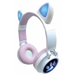 Casque audio 2-en-1 avec oreilles de chat pour écouter votre musique