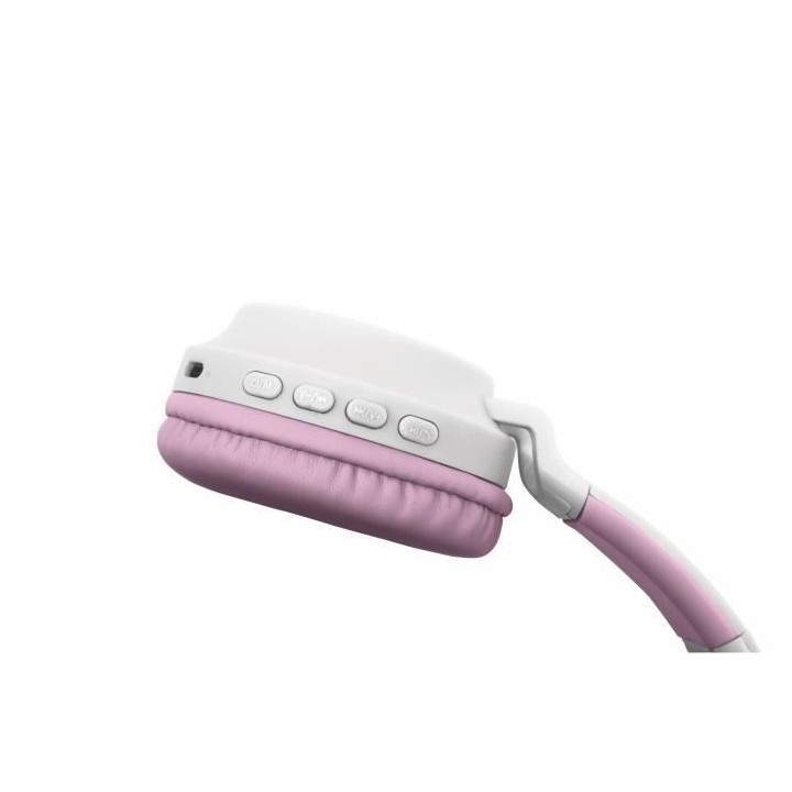 Casque audio 2-en-1 avec oreilles de chat pour écouter votre musique