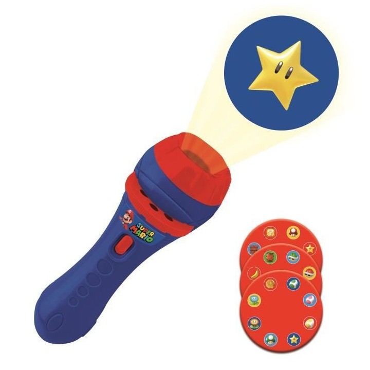 SUPER MARIO - Projecteur a histoires et lampe torche - LEXIBOOK