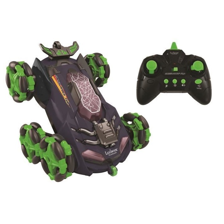 Une voiture surprenante qui se faufile de partout et dans tous les sen