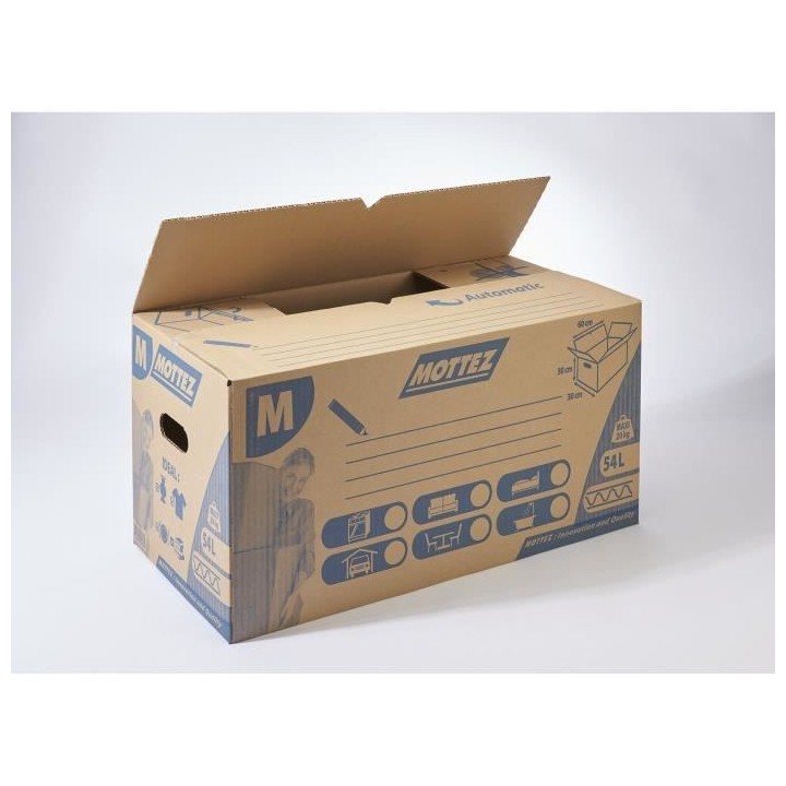 MOTTEZ Lot de 20 cartons 54L