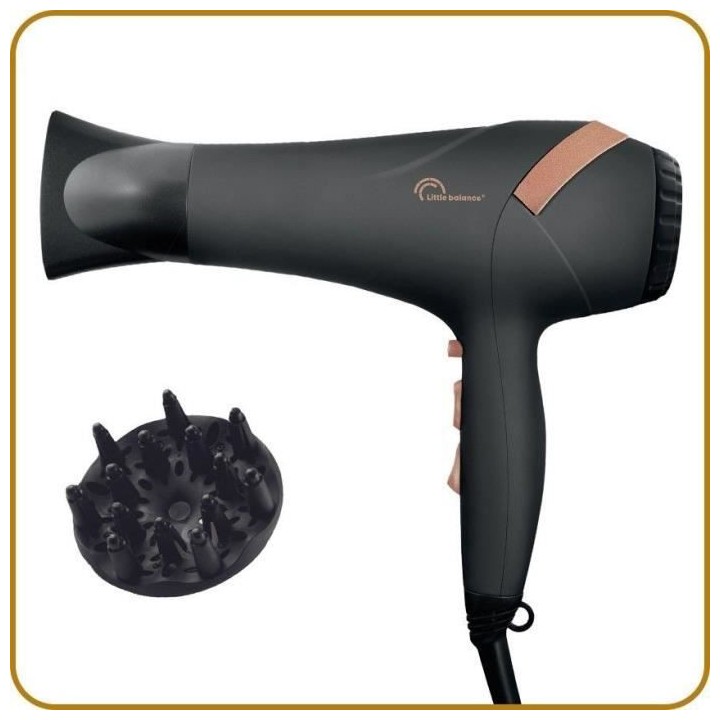 Seche-cheveux, diffuseur et concentrateur LITTLE BALANCE 8626 - 2200 W