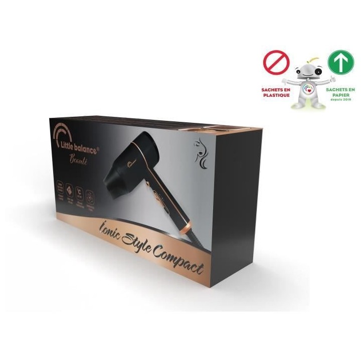 Seche-cheveux et concentrateur LITTLE BALANCE 8627 - 1800 W