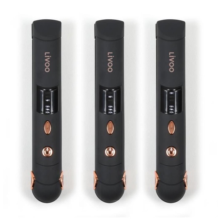 Mini lisseur sans fil LIVOO - Plaques céramique - électrique - 250 m