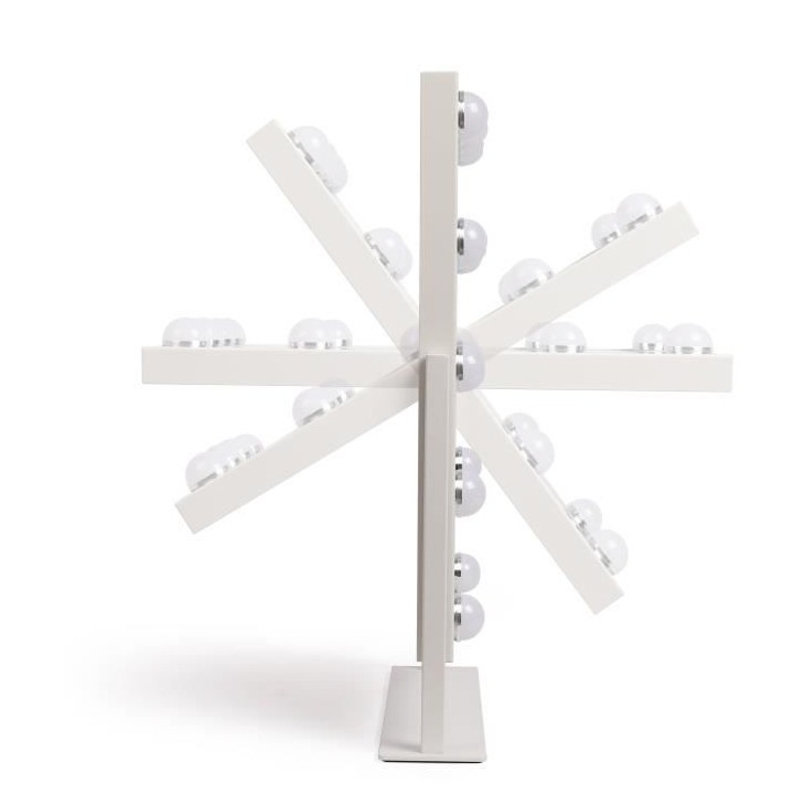 LIVOO DOS182 - Miroir maquillage Hollywood 36 x 47cm - Miroir lumineux