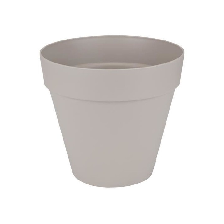 ELHO Pot de fleurs rond Loft Urban - Ø 30 cm - Gris chaud