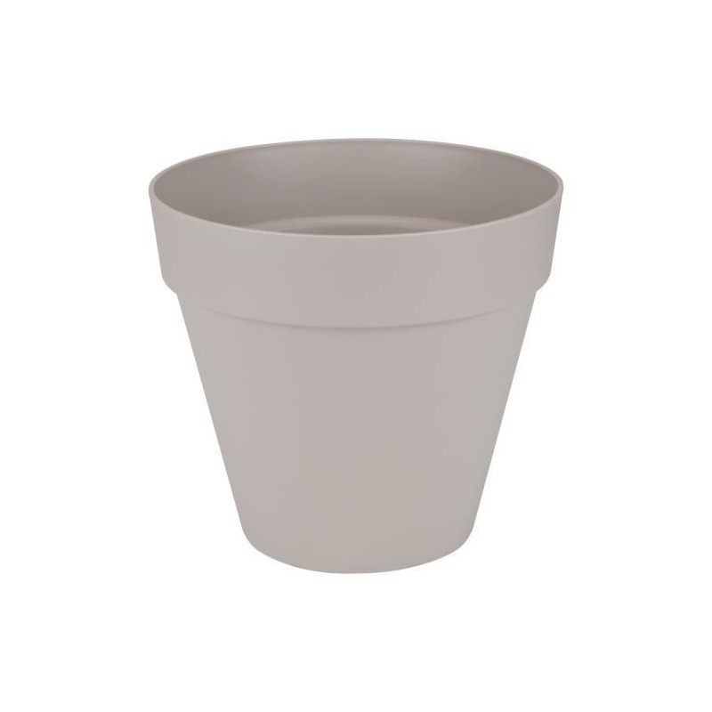 ELHO Pot de fleurs rond avec roues Loft Urban - Ø 40 cm - Gris chaud