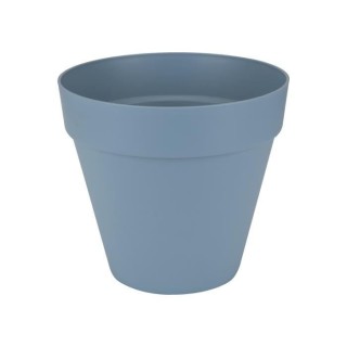 ELHO Pot de fleurs rond avec roues Loft Urban - Ø 40 cm - Bleu vintag