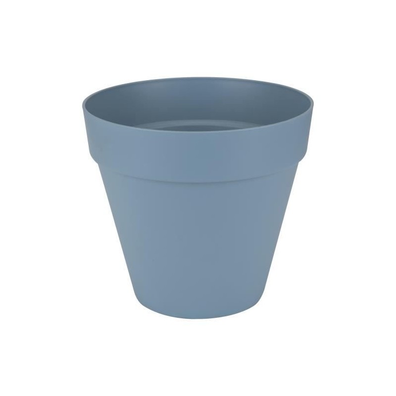 ELHO Pot de fleurs rond avec roues Loft Urban - Ø 40 cm - Bleu vintage