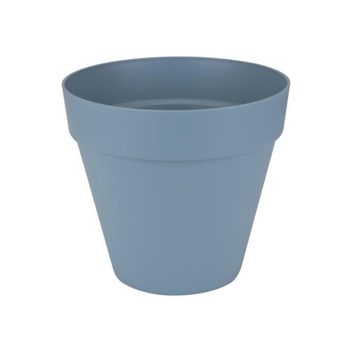 ELHO Pot de fleurs rond avec roues Loft Urban - Ø 50 cm - Bleu vintag
