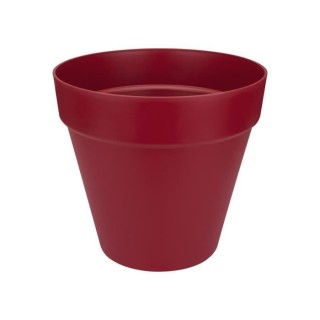 ELHO Pot de fleurs rond avec roues Loft Urban - Ø 50 cm - Fruits roug