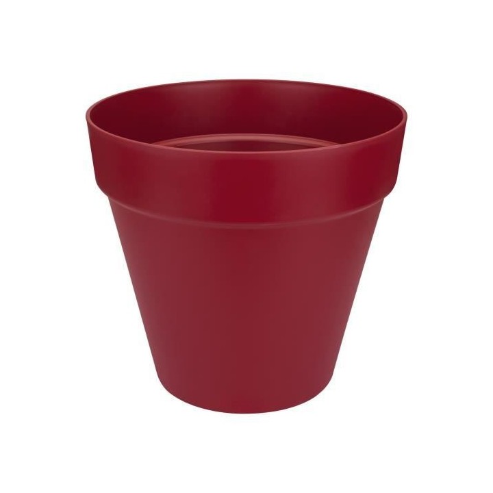 ELHO Pot de fleurs rond avec roues Loft Urban - Ø 50 cm - Fruits roug