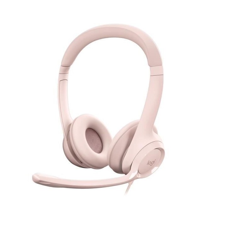 Logitech H390 Casque Filaire Stéréo avec Microphone Antibruit, USB-A