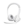 Logitech H390 Casque Filaire Stéréo avec Microphone Antibruit, USB-A - Blanc cassé