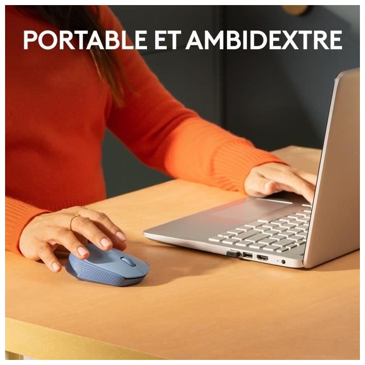 Logitech M171 Souris Sans Fil 2,4 GHz avec Mini-récepteur USB, Suivi