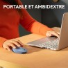 Logitech M171 Souris Sans Fil 2,4 GHz avec Mini-récepteur USB, Suivi Optique, Ambidextre - Bleu Gris