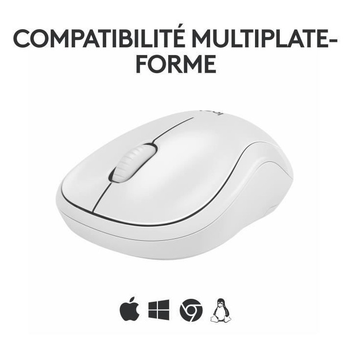 Logitech M240 Souris Bluetooth, Sans fil, Compacte, Portable, Suivi fl