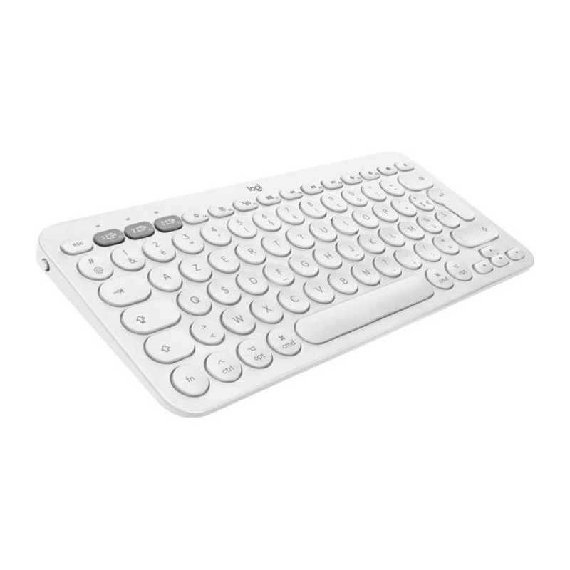 Clavier ordinateur - POUR MAC - Bluetooth - Logitech - K380 Multi-Device - BLANC