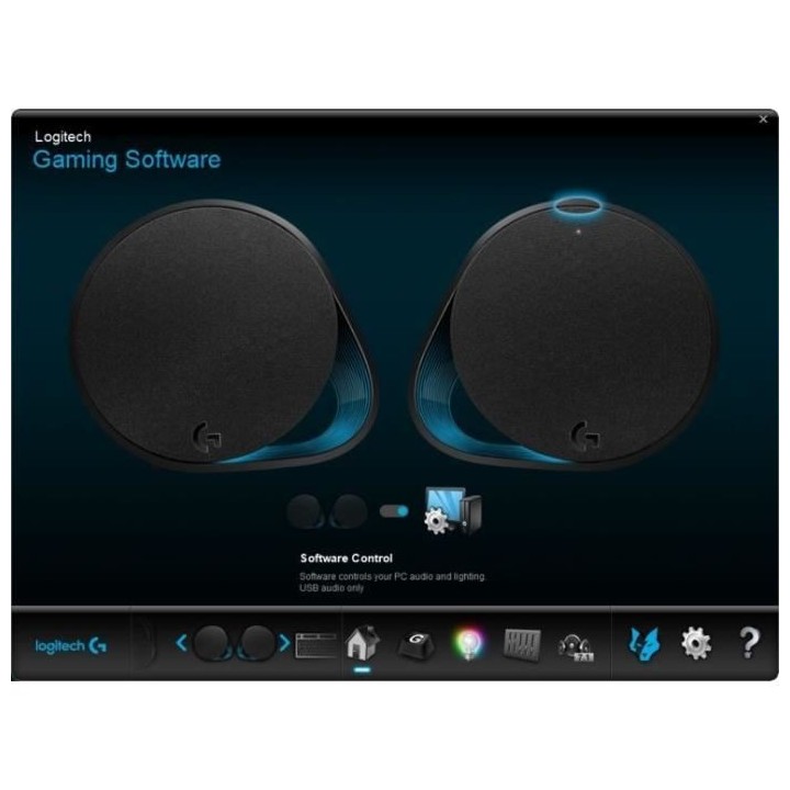 Logitech Haut-Parleur Gaming G560 pour PC Lightsync
