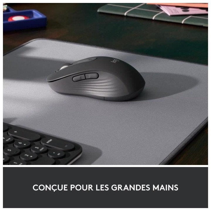 Souris Sans Fil Logitech Signature M650 L - Grande Taille Silencieuse,