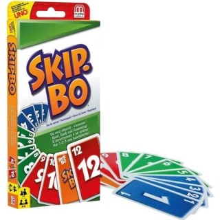 Mattel Games - SKIP-BO - Jeu de Cartes Famille - 2 a 6 joueurs - Des 7