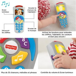 Fisher-Price - La Télécommande de Puppy - Jouet d'éveil - 6 mois et +