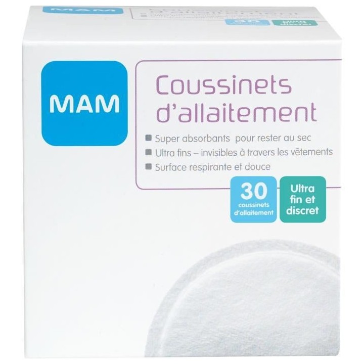 MAM Allaitement Coussinet d'Allaitement 30 unités
