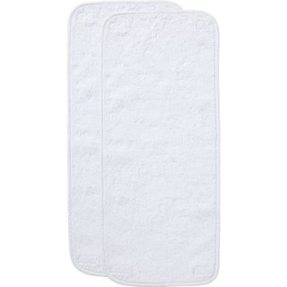 BABYCALIN Lot 2 serviettes pour matelas a langer blanc