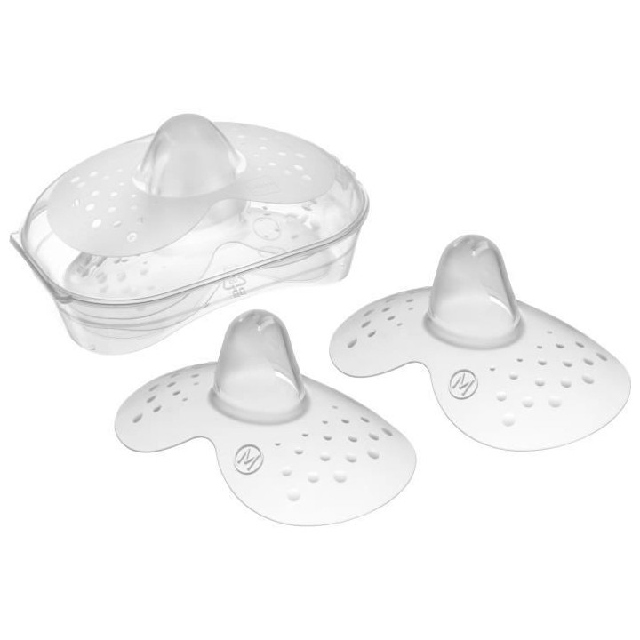 MAM Bout de sein Taille M - Silicone - Bte stérilisation X2