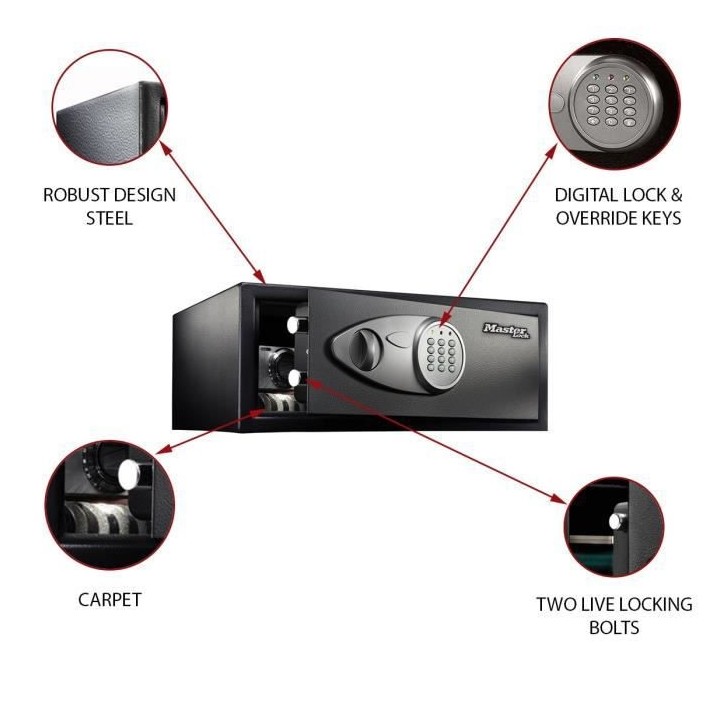 Coffre-Fort MASTERLOCK X075ML 22L - Combinaison Electronique - Idéal