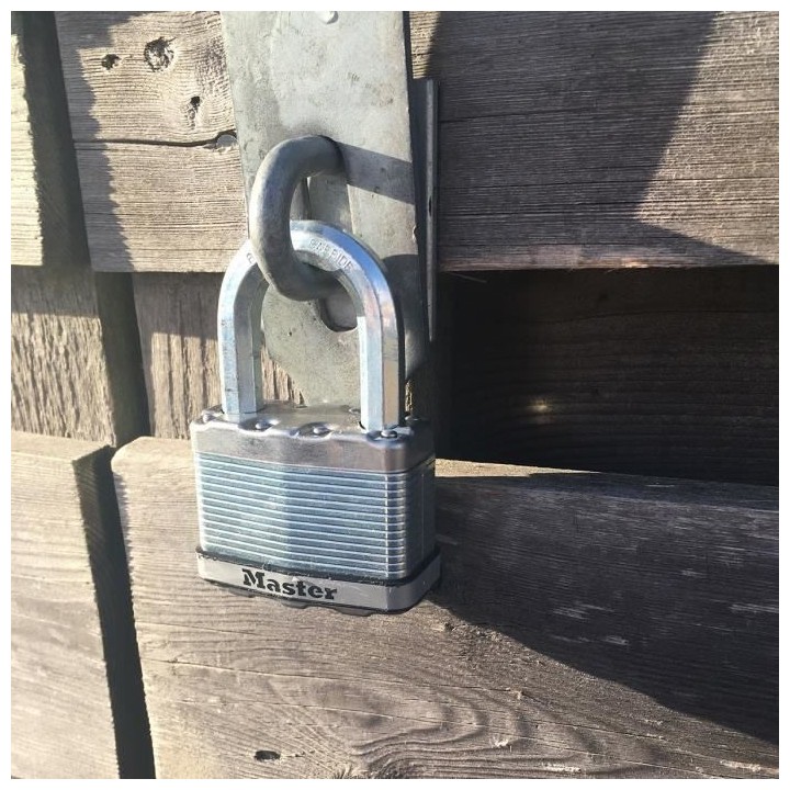 Lot de 3 Cadenas a clés MASTER LOCK M5EURTRILF - Tres Haute Sécurit