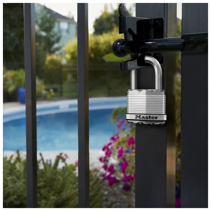 Lot de 3 Cadenas a clés MASTER LOCK M5EURTRILF - Tres Haute Sécurit