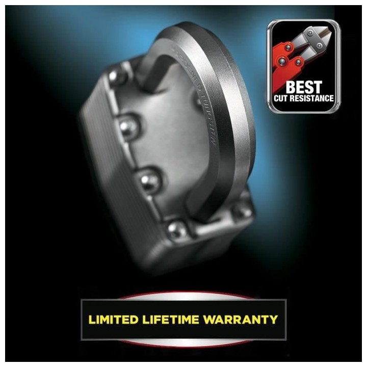 Lot de 3 Cadenas a clés MASTER LOCK M5EURTRILF - Tres Haute Sécurit