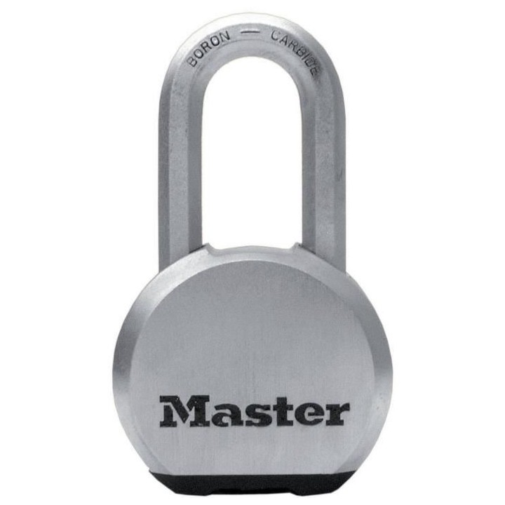 MASTER LOCK Cadenas Haute Sécurité [A Clé] [Acier Inoxydable] [Anse