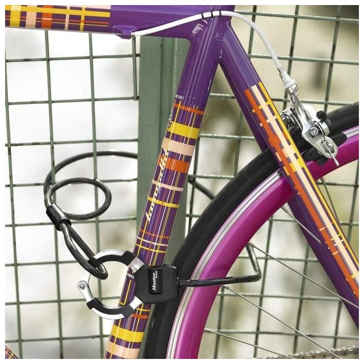 Masterlock antivol menotte avec câble a boucle