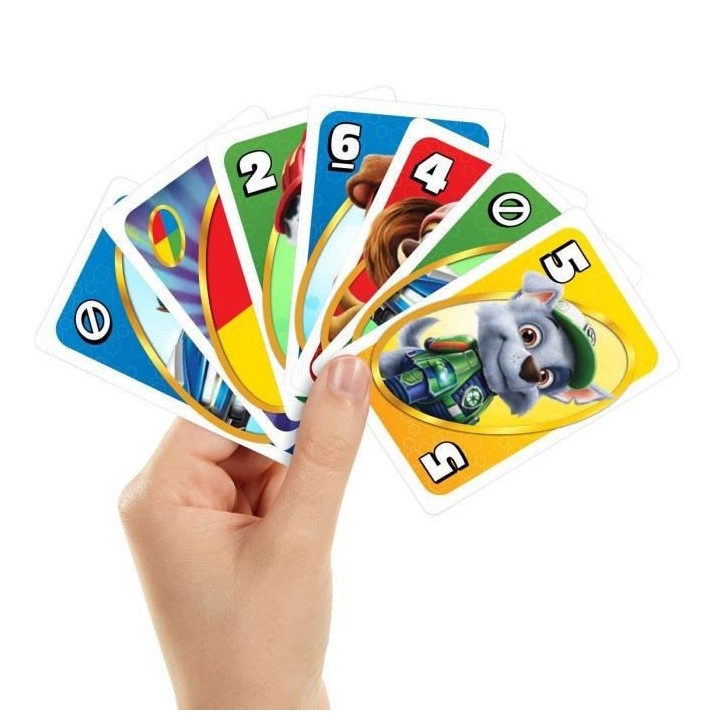 Mattel Games - Uno Junior Pat' Patrouille - Jeu de Cartes Famille - 2