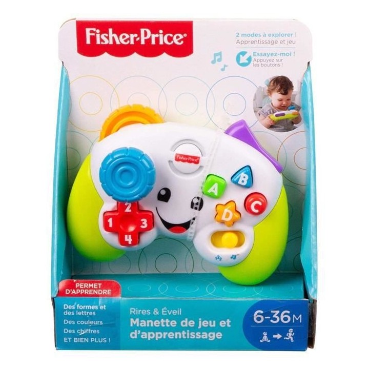 Fisher-Price - La manette de jeux et d'apprentissages - Jouet d'éveil