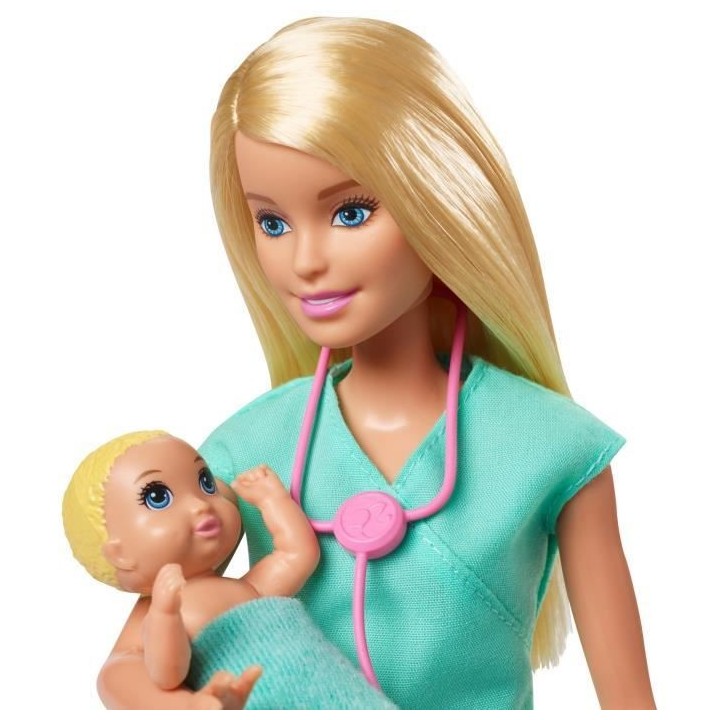 BARBIE Métiers Pédiatre Blonde