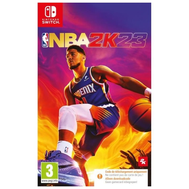 NBA 2K23 - Jeu Nintendo Switch (Code dans la boîte)