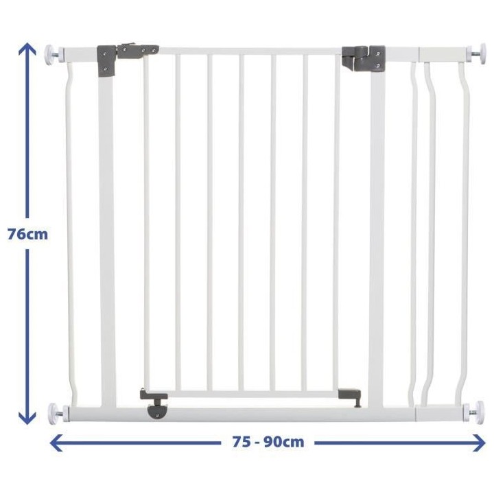 Dreambaby barriere de sécurité et extensionLiberty s'adapte a des ou