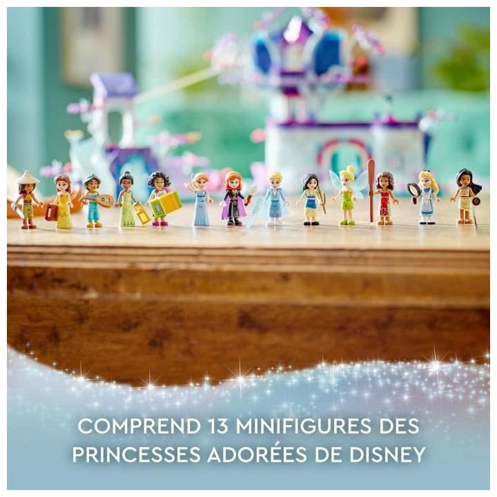 LEGO Disney 43215 La Cabane Enchantée dans l'Arbre, avec 13 Mini-Poup