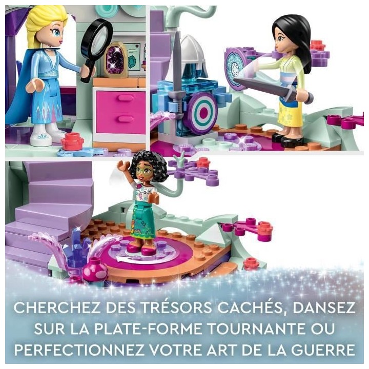 LEGO Disney 43215 La Cabane Enchantée dans l'Arbre, avec 13 Mini-Poup