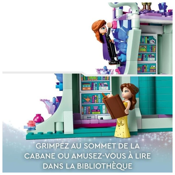 LEGO Disney 43215 La Cabane Enchantée dans l'Arbre, avec 13 Mini-Poup